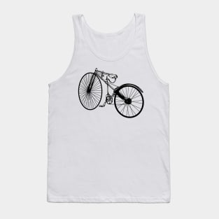 Black and white drawing - Bicyclette Tank Top